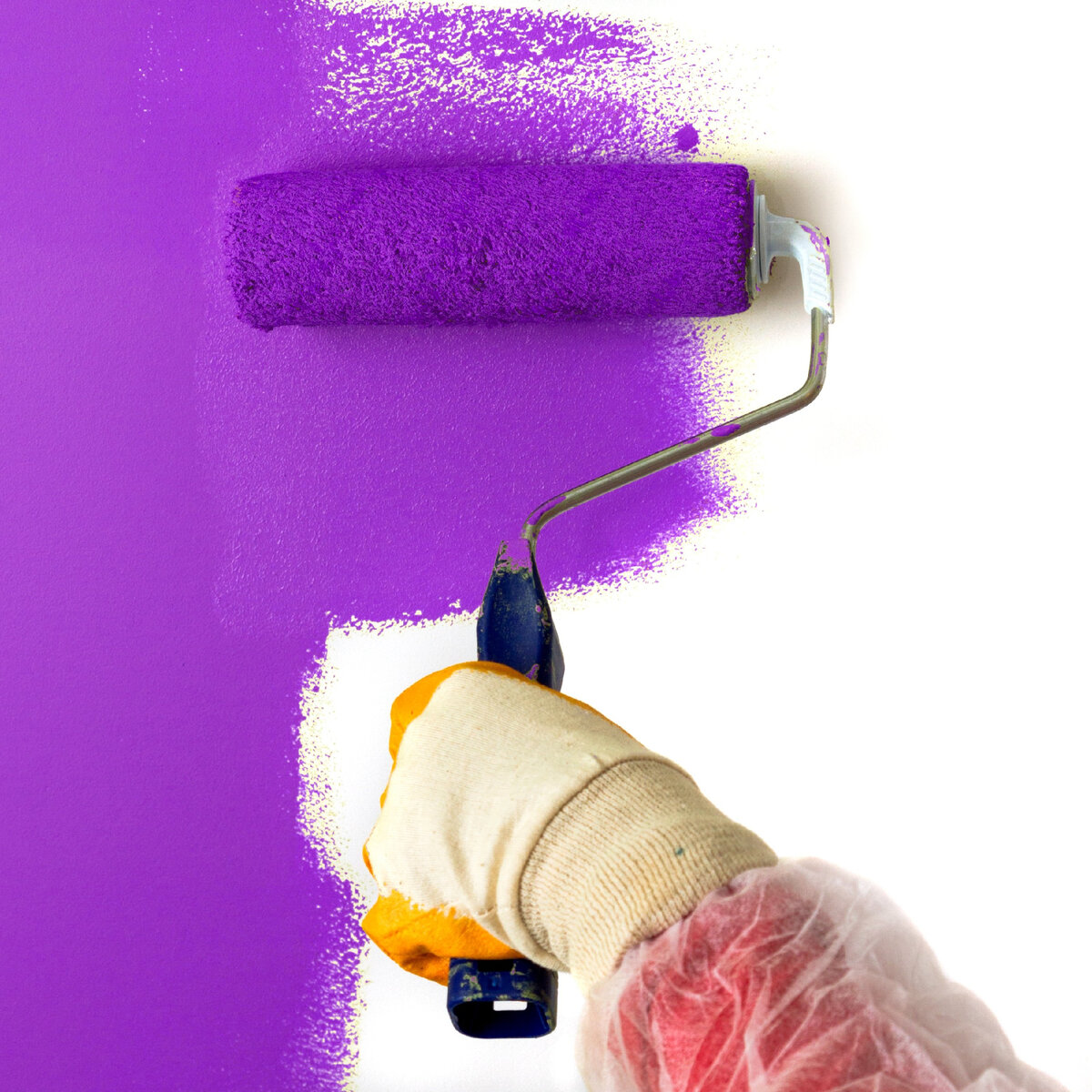 Фиолетовые валики для покраски