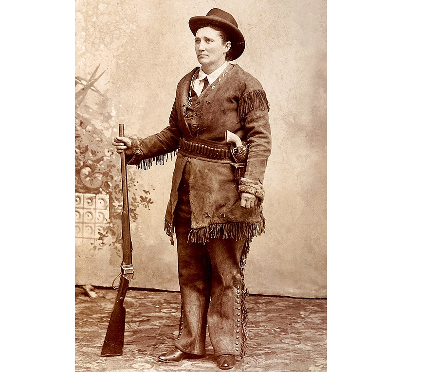 Марта Джейн Каннари по прозвищу "Бедовая Джейн", "пионер" Дикого Запада, 1880-е. (сс) 
Wikimedia commons