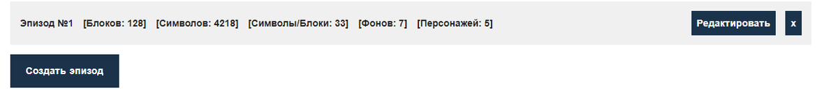 Деление рассказал на эпизоды.