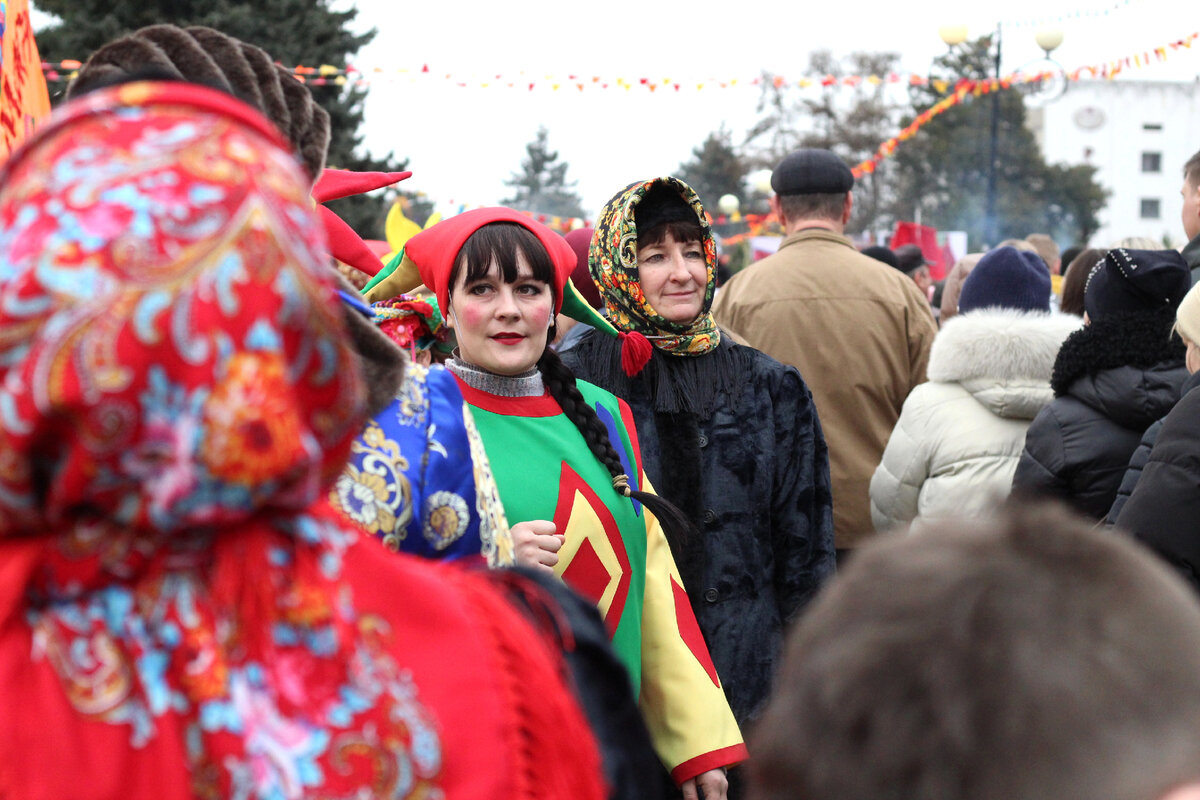 Праздничные гуляния в городе Азове, 26 февраля 2023 года