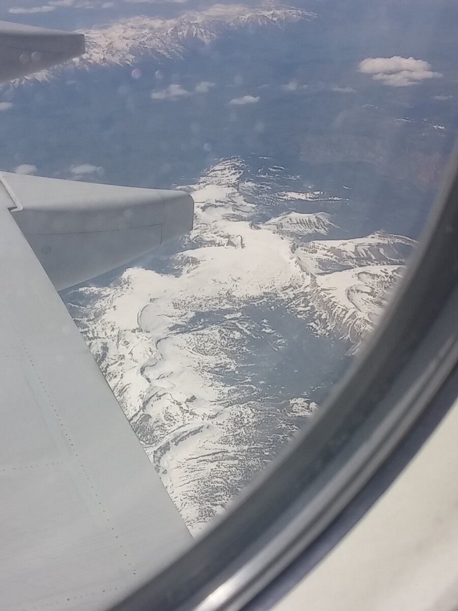 Пролетали над Великими соляным озерами Юты)) (фото автора)