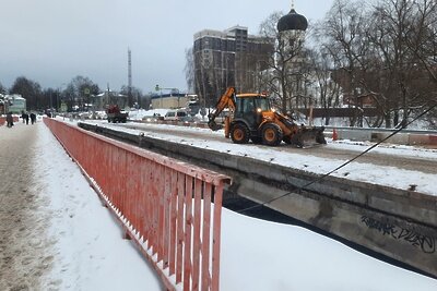    Ремонт моста в Наро-Фоминске ©