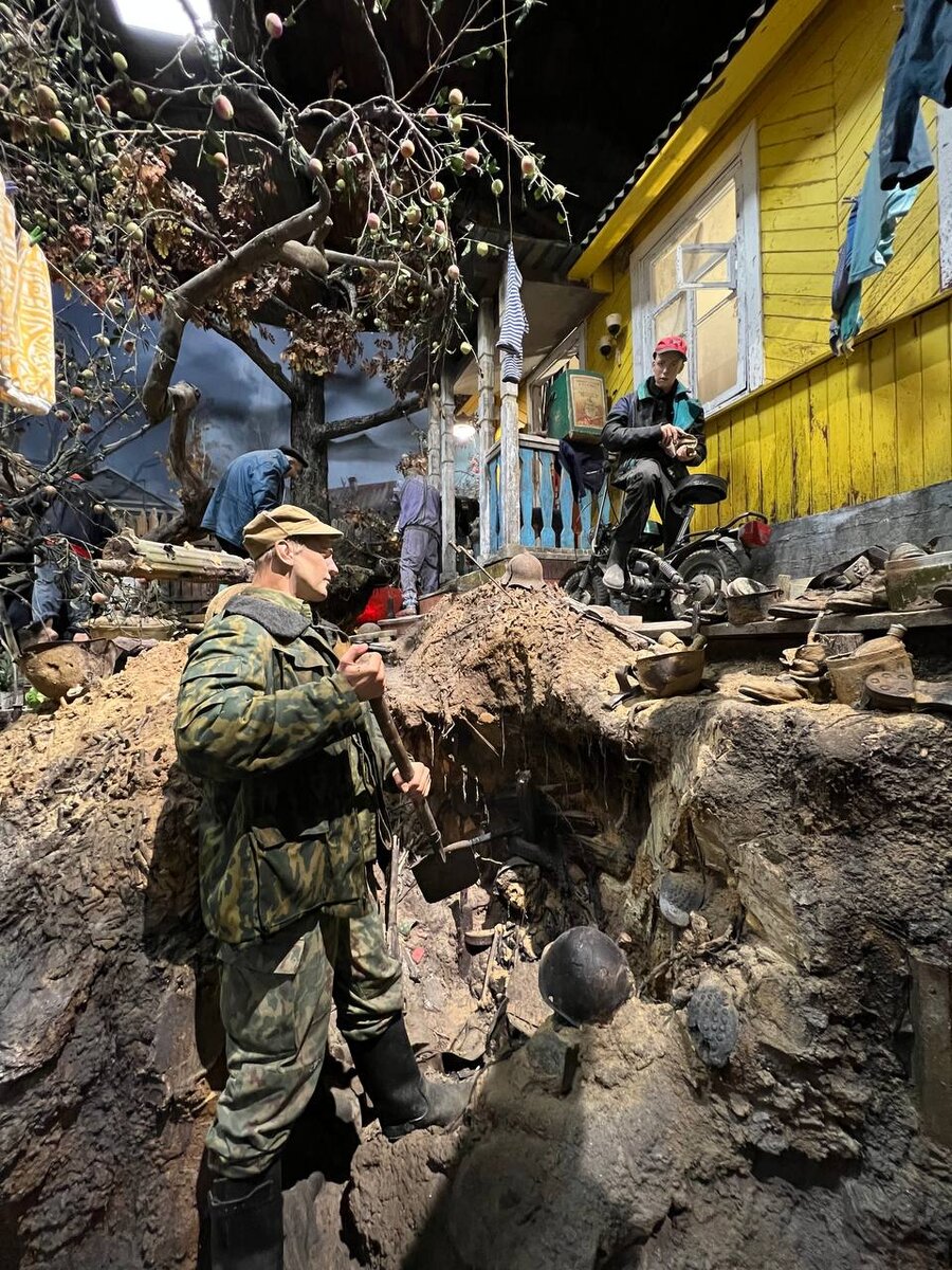 Первый зал начинается с истории о раскопках