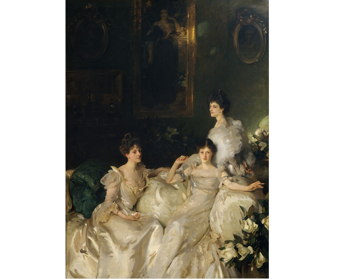 "Портрет сестёр Уиндхэм", Джон Сингер Сарджент, 1899. (с) из коллекции Метрополитен-музея