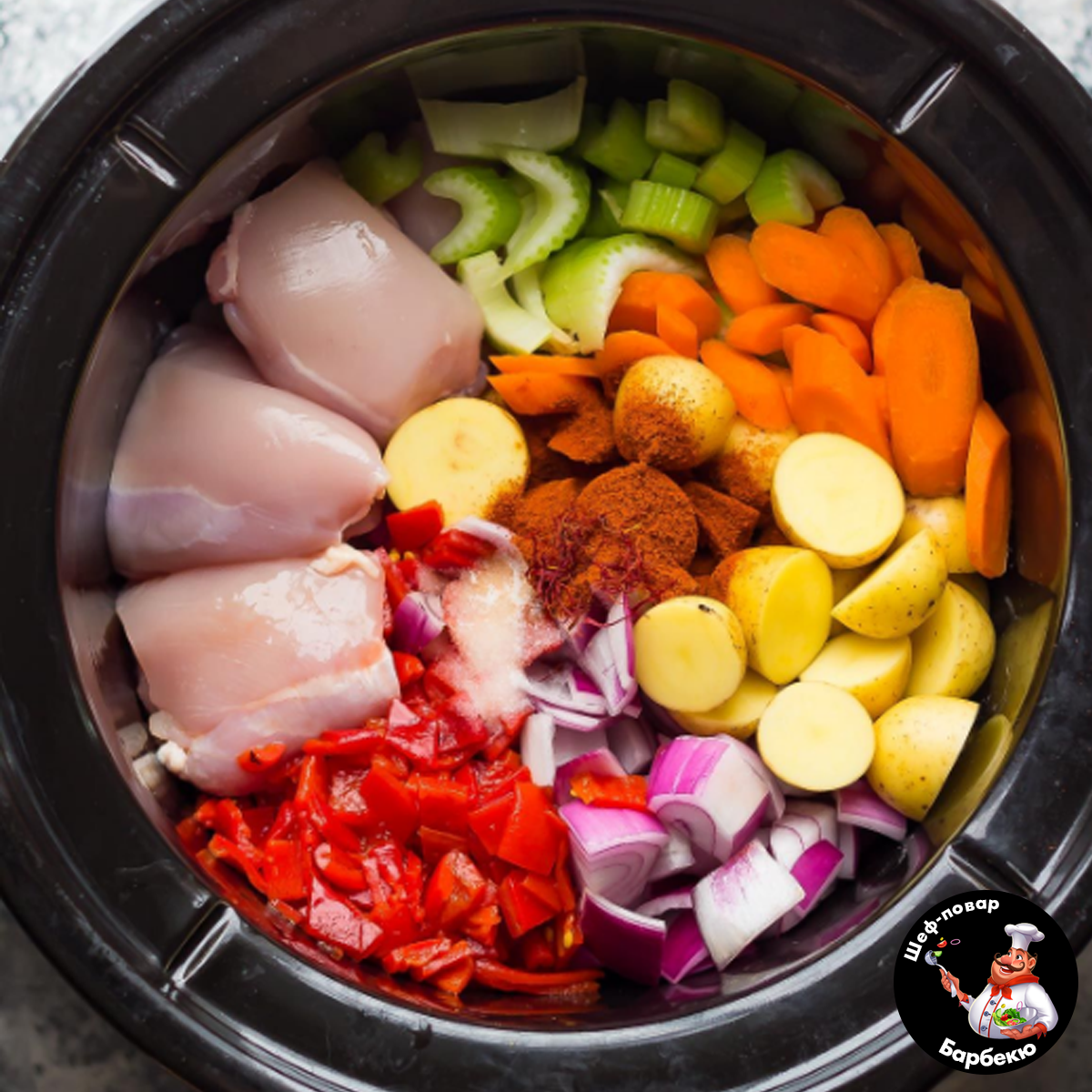 Овощи в мультиварке