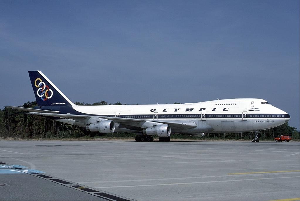 Boeing-747 (горбатый) в ливрее Olympic Airlines