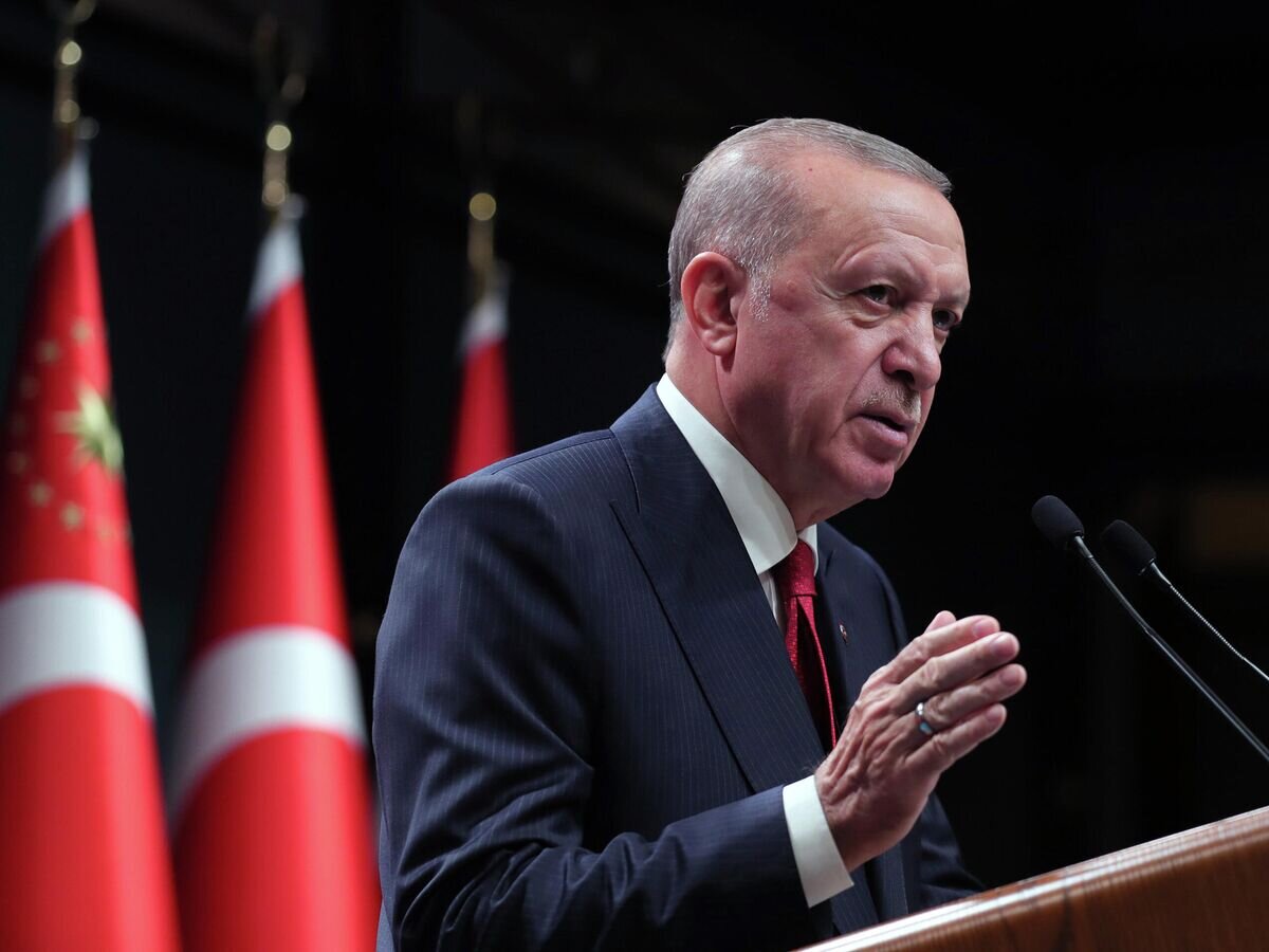    Президент Турции Реджеп Тайип Эрдоган© AP Photo / Pool