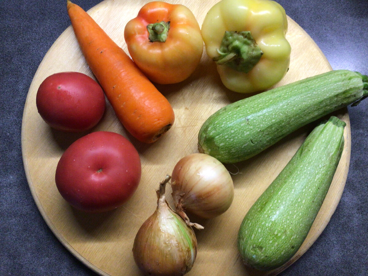  Ингредиенты овощей