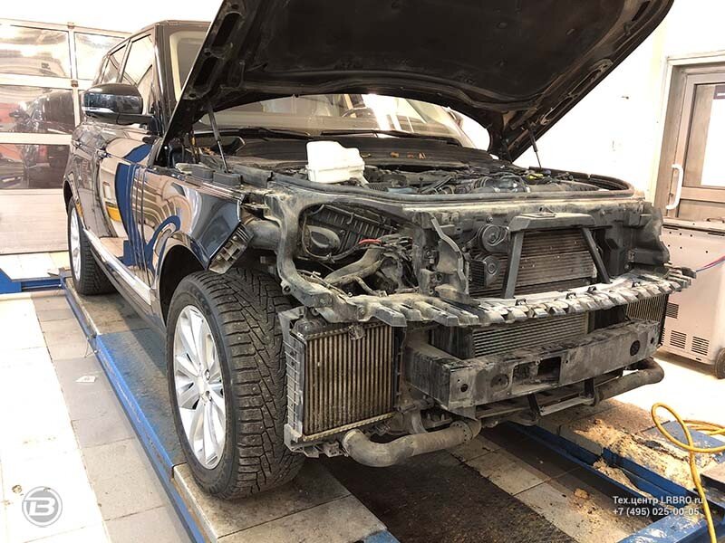 Рендж Ровер без радиаторов