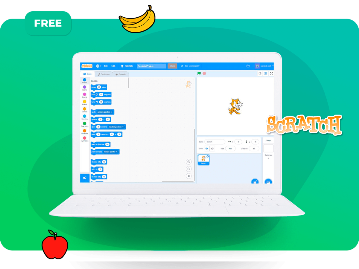 Блоггер скретч. Программирование для детей, Учимся создавать игры на Scratch. Программа для обучения детей программированию. Видеоурок программирования игр. Scratch программирование для майнкрафт.