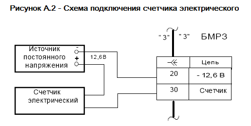 Бмрз 100 схема подключения