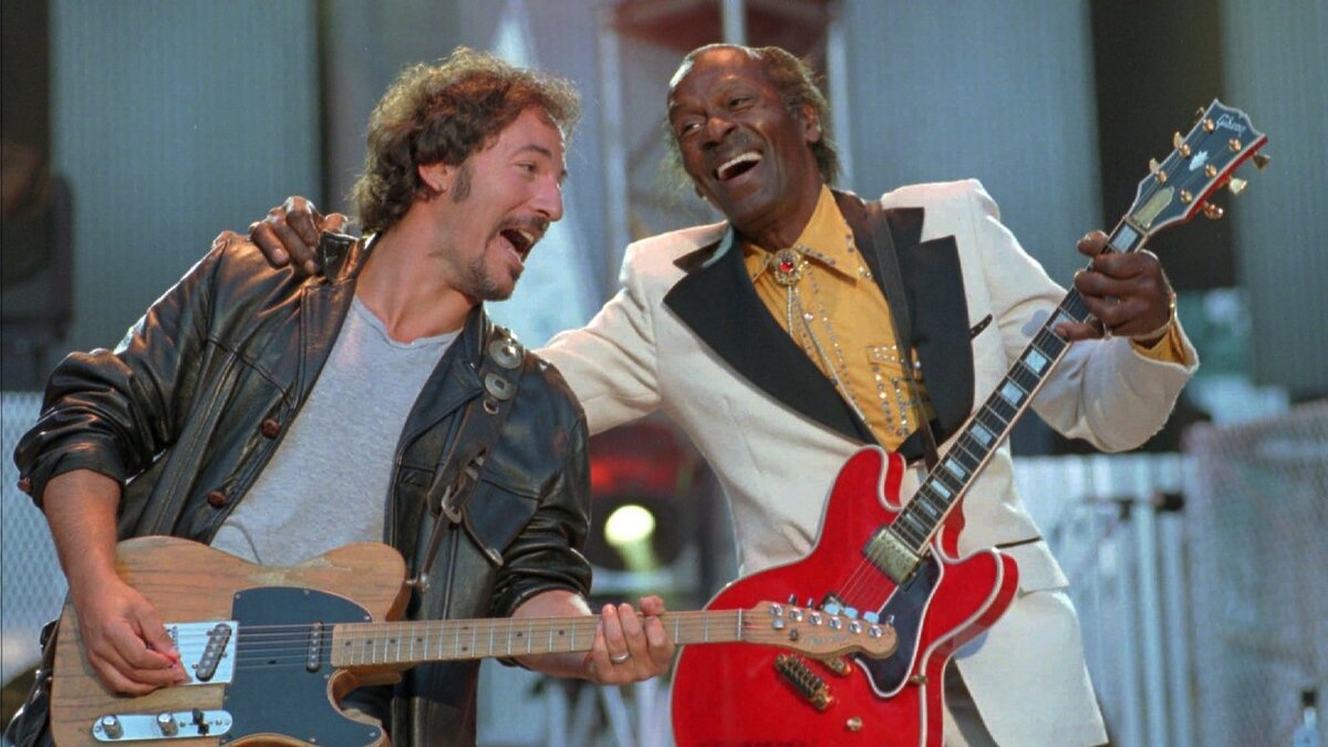 CHUCK BERRY & BRUCE SPRINGSTEEN: КЛАССНОЕ КОНЦЕРТНОЕ ВИДЕО | Слова и музыка  Матецкого | Дзен