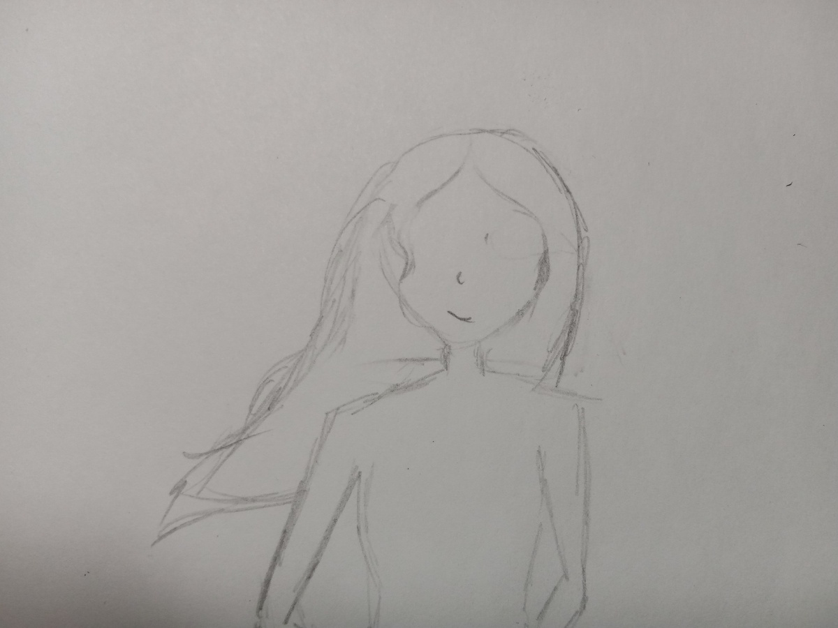 Шаг 2: прическа 