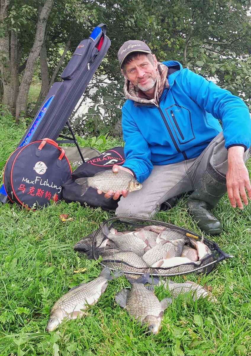 Стандартный улов на платнике, при среднем улове 3-5 штук