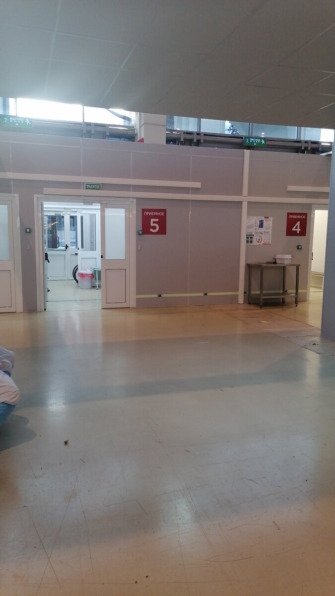 Вид изнутри госпиталя. Фото автора