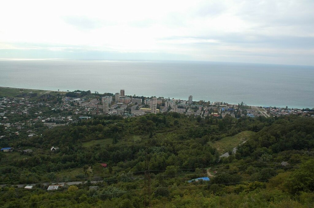 горы над гаграми 7. гагра 2016. абхазия гроза. гора мамзышха абхазия смотровая площадка. горы над гаграми 7.