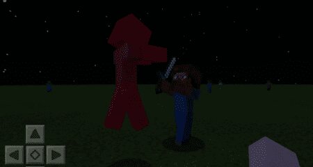 Стив дерётся с зомби