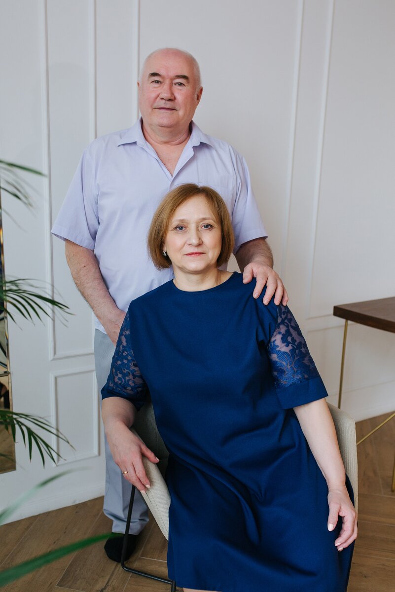 автор с  женой