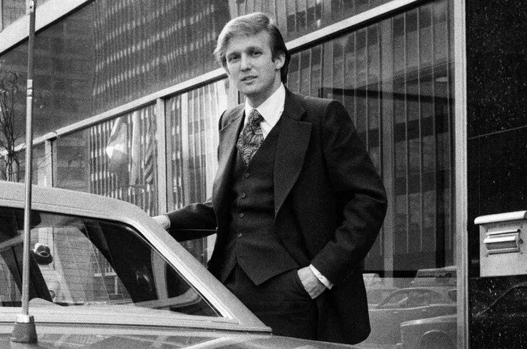 Дональд Трамп в молодости