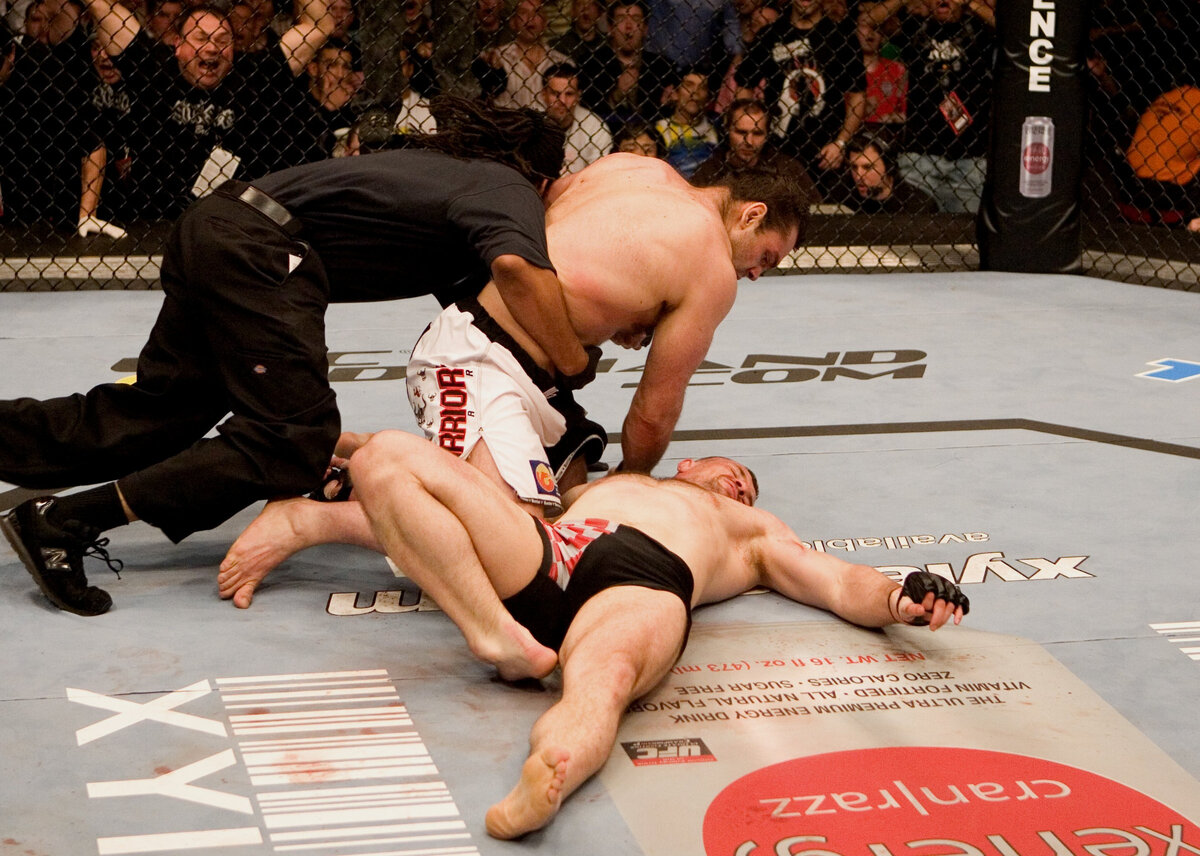 Фото с поединка Мирко Крокоп vs Габриель Гонзага