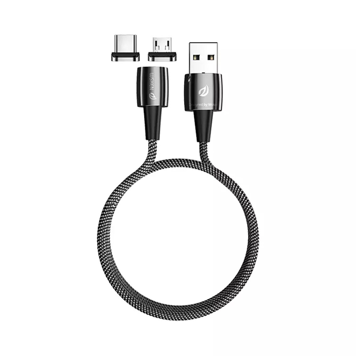 Магнитный зарядный дата-кабель Xiaomi Wsken X1Pro USB to microUSB, Type-C (USB-C)
