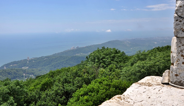 вид с горы Ахун