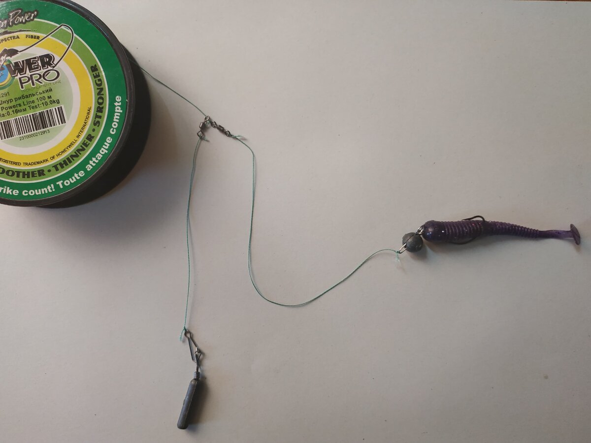 Вариант оснастки "Скользящий отводной поводок"