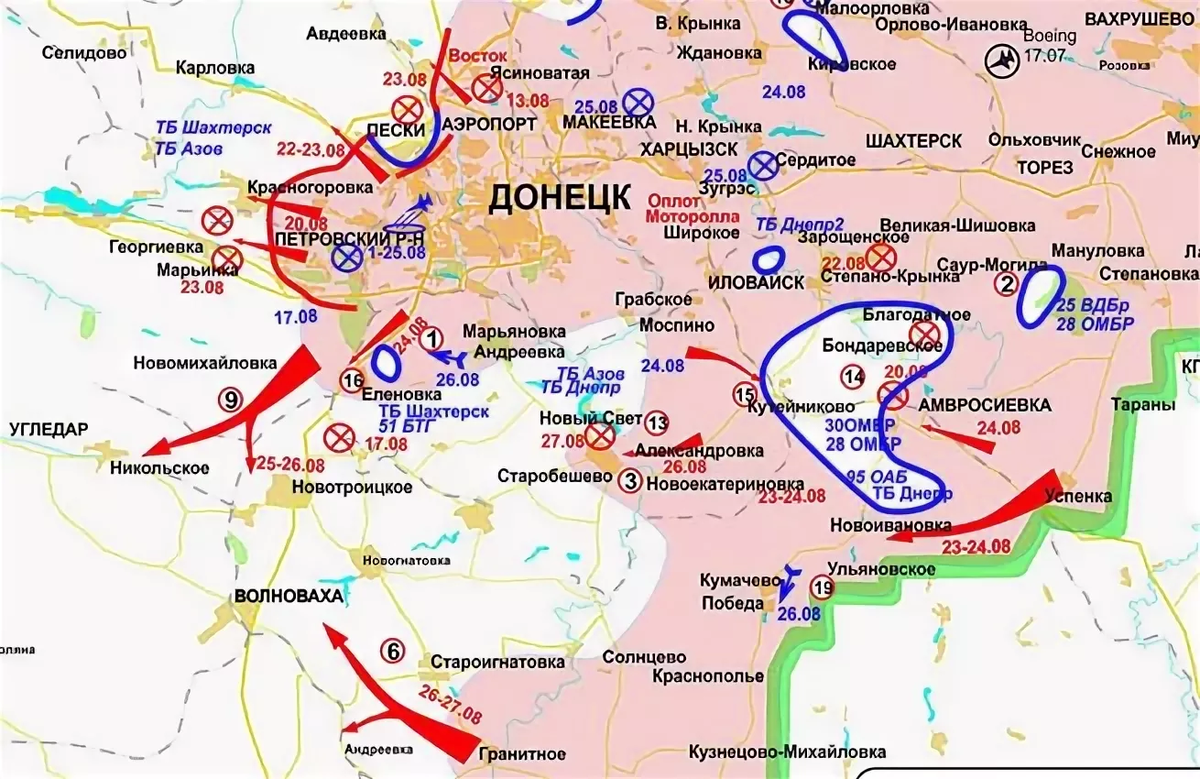 Торецк донецкая обл на карте. Макеевка Донецкая область на карте боевых действий. Иловайский котёл карта боевых действий. Горловка карта военных действий. Иловайский котел карта боевых действий карта.