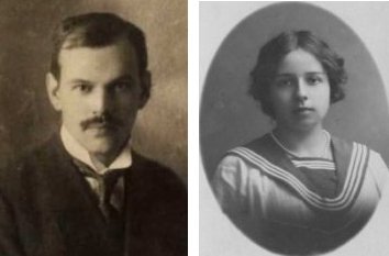 Екатерина Софиано и  Дмитрий Сахаров - родители Андрея Дмитриевича Сахарова. Фото из открытых источников.