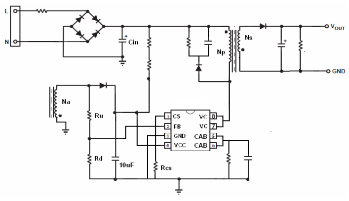Традиционная схема блока питания на UC3843 Circuit diagram, Electronic schematic