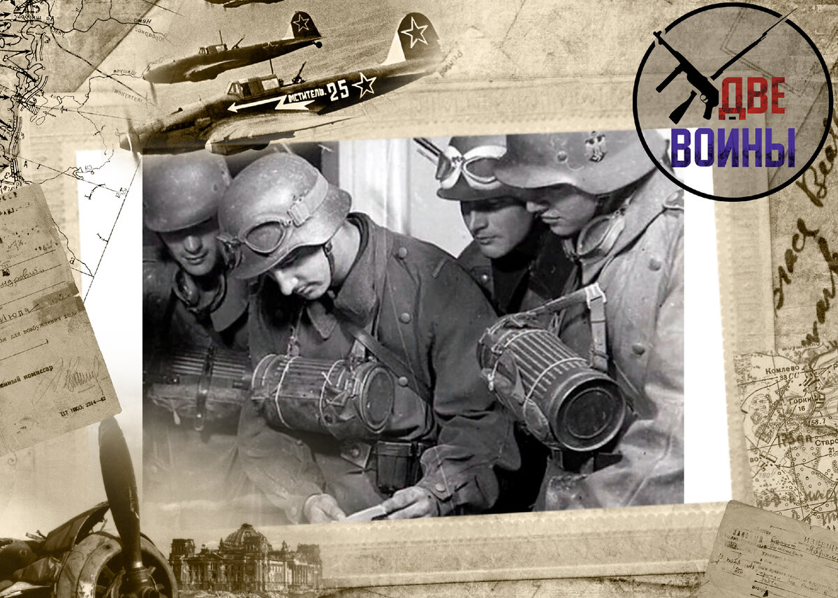 Мотоциклисты. На тубах видны противоипритные накидки. Фото в свободном доступе.