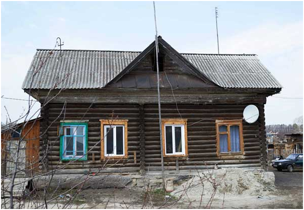 Дом в котором в 1906 году родился С.А. Герасимов.