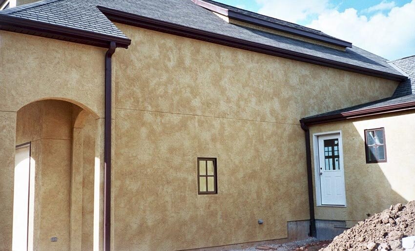 Пример декоративной штукатурки