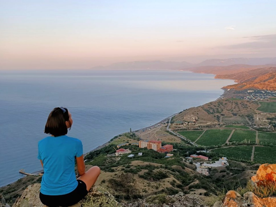Обажаю встречать рассвет в горах