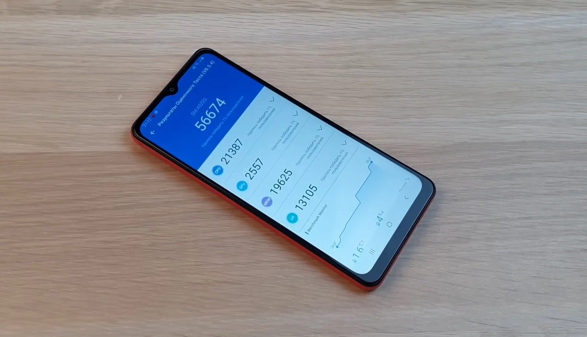 56k в AnTuTu – это показатель бюджетного смартфона пятилетней давности, но никак не новинки от известного бренда. Фото: YouTube-канал DimaViper