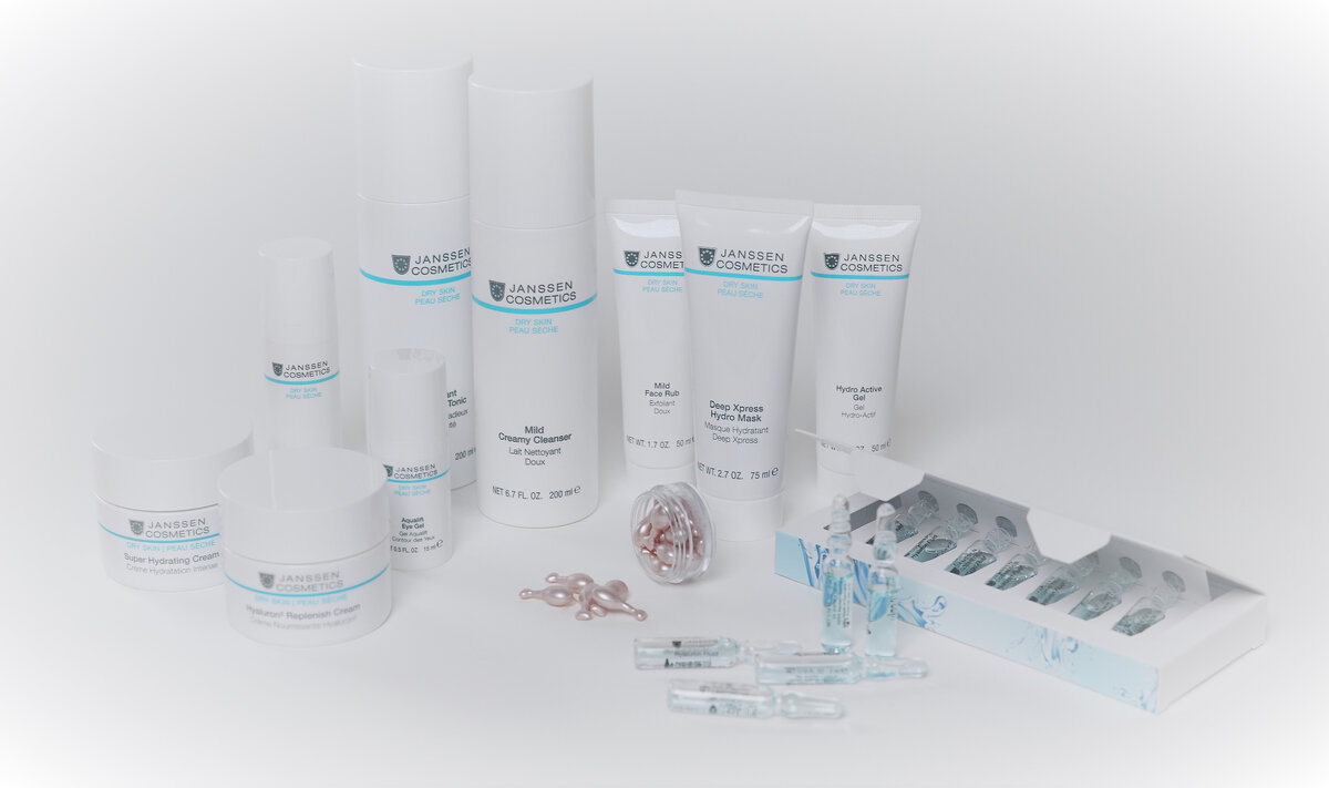 Линия для интенсивного увлажнения кожи DRY SKIN от Janssen Cosmetics