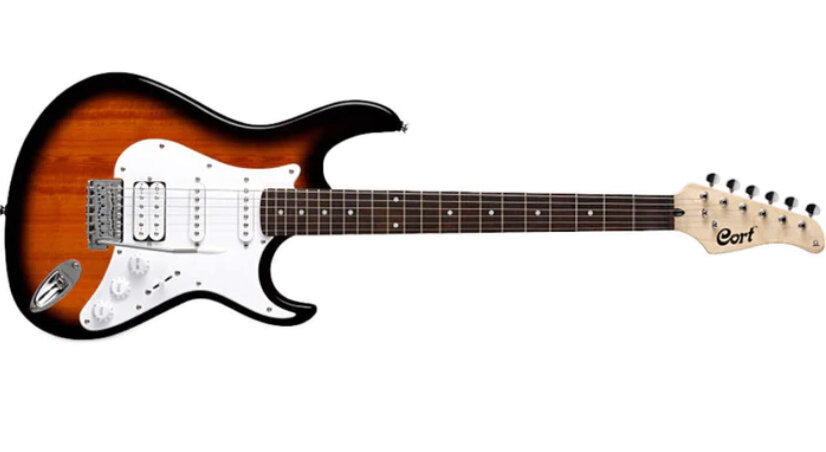 Cort g110 sunburst. Единственное на моей отсутствует ручка тона между ручкой громкости и ручкой тона 2