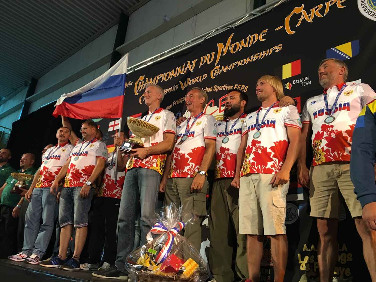 Победа сборной России на чемпионате мира по ловле карпа 2016.