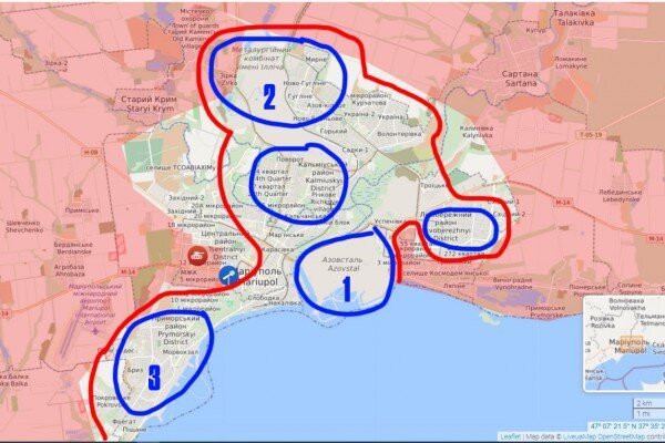 Карта предоставлена блогером Михаилом Онуфриенко