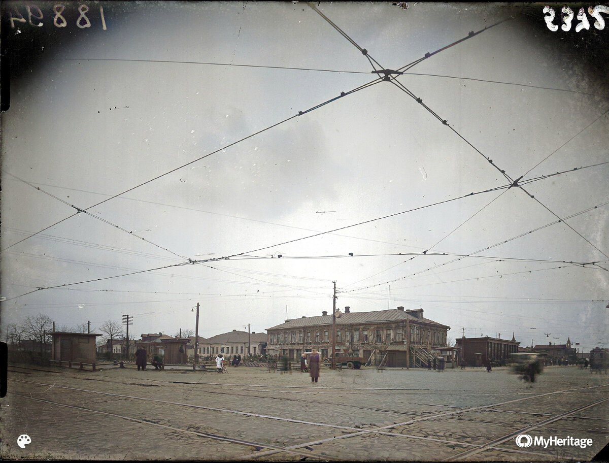 Раскрашенные фото. Часть 2. Преображенская площадь с 1930-х до 1980-х  годов. | Память места_Москва | Дзен