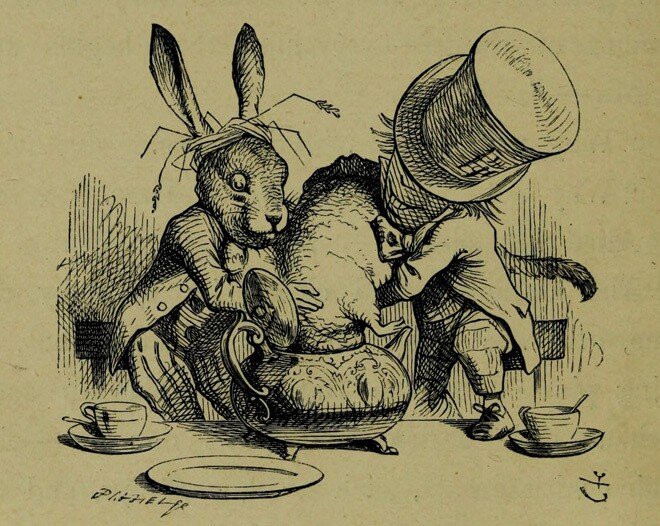 Иллюстрация Джона Тенниела к «Алисе в Стране чудес». Лондон, 1867 год Thomas Fisher Rare Book Library