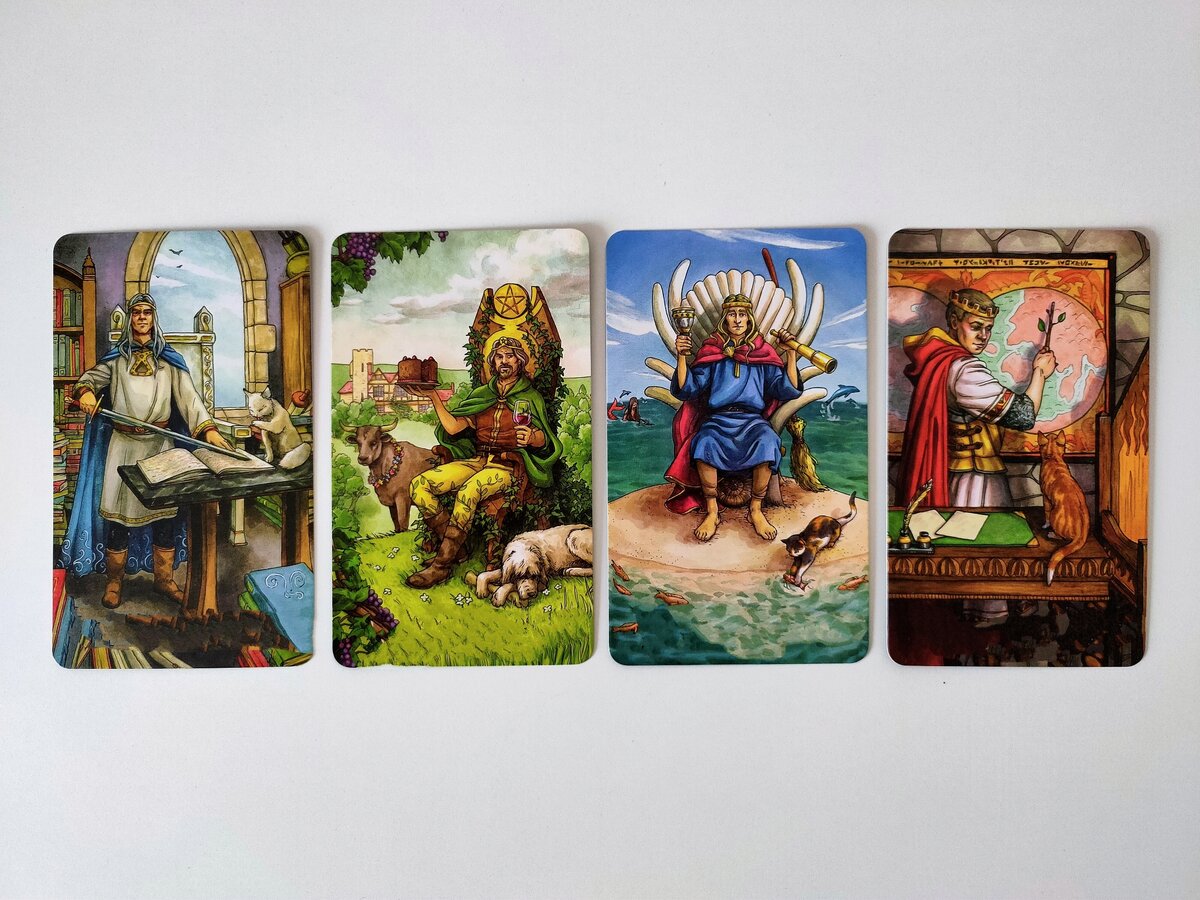 Четыре Короля из Повседневного Таро Ведьмы