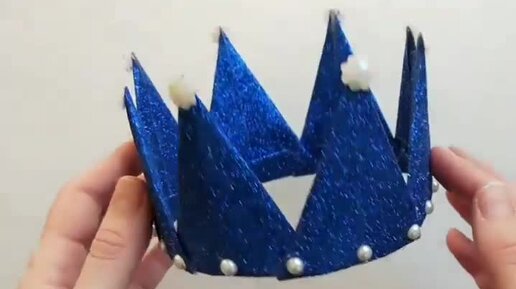 DIY 👑 - How to make CROWN from A4 paper