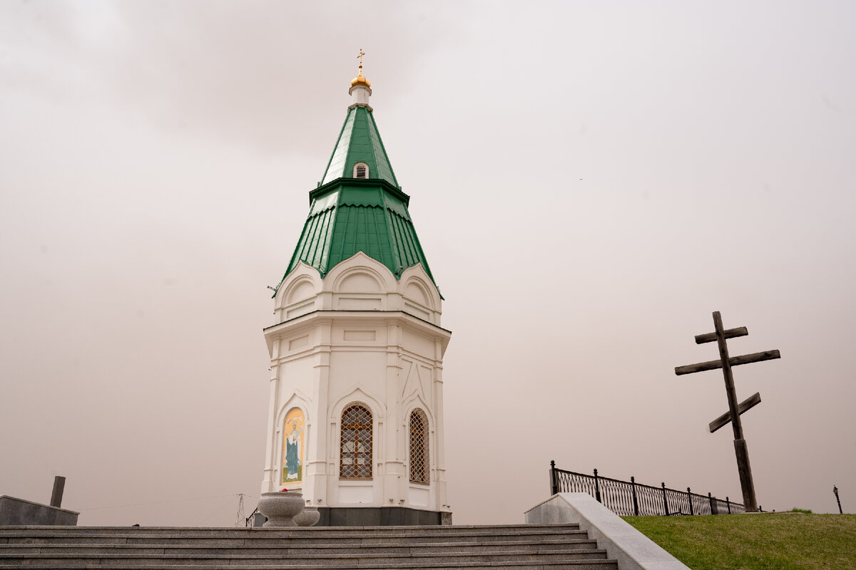 Часовня на караульной горе Красноярск