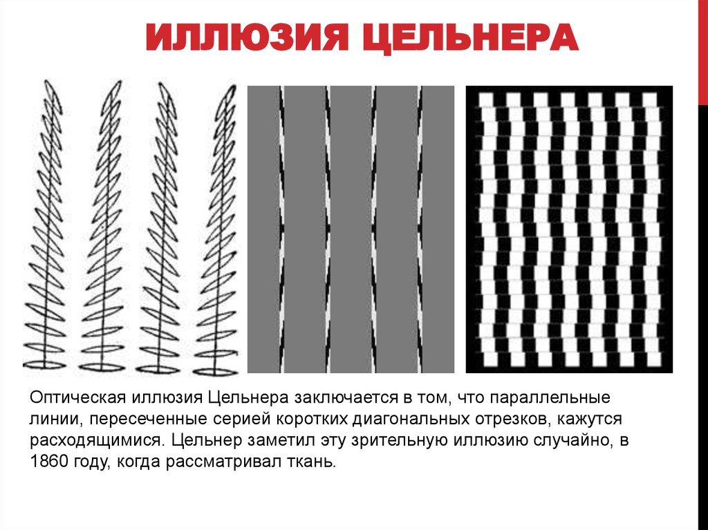 Укажите какой из трех типов иллюзий изображен на картинках а б в