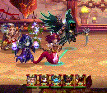 Обратите внимание на кол-во атак Марты и Ясмин в один и тот же промежуток времени.