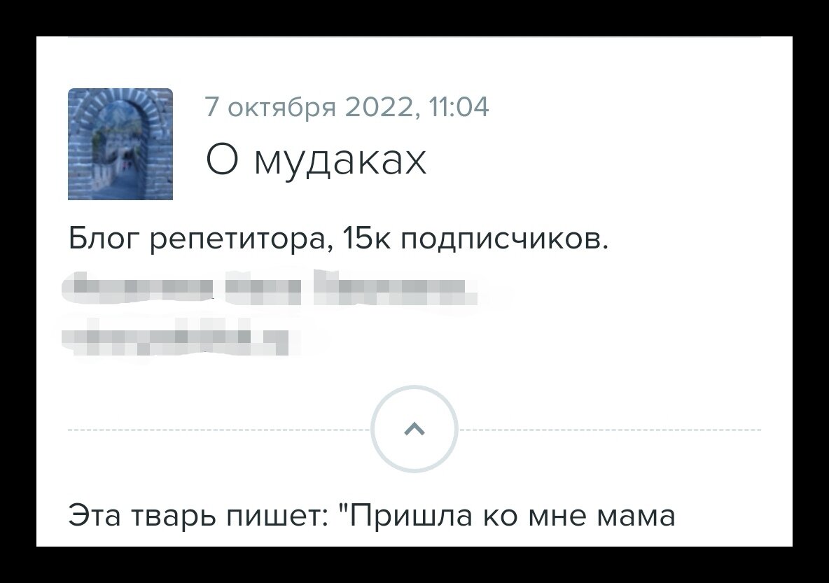 Скрин с жж Тепляковых. Замазала имя и почту репетитора.