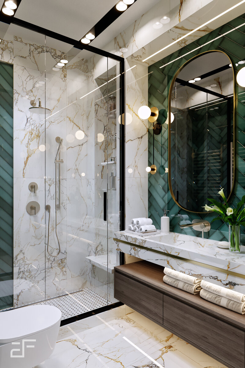Дизайн-проект Bona плитка готовые решения для ванной комнаты цена, фото, купить на сайте Laparet