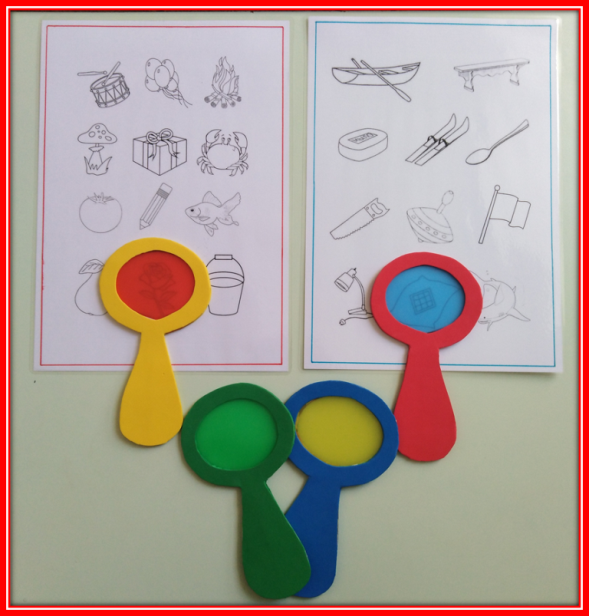 Цель: развитие умений согласовывать существительные с прилагательными, развитие навыков контроля и самоконтроля произношения звуков.