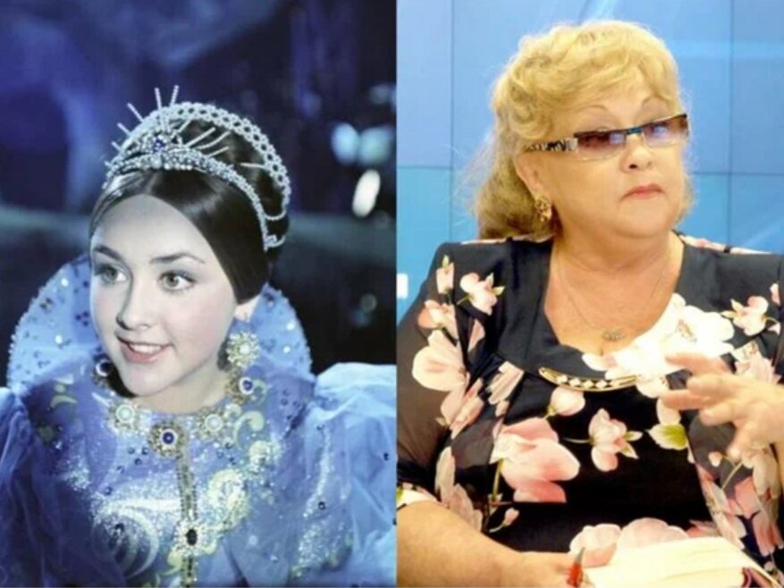 Татьяна Клюева в молодости, и - сейчас. Фото: соцсети